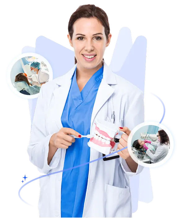 Dentist using Graphite dental practice management software